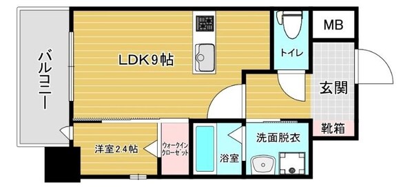 ルブラン箱崎の物件間取画像